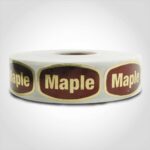 maple label sticker