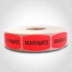 marinate meat label sticker
