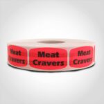 meat cravers label sticker