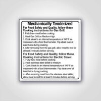Mechanically Tenderized Label 2x2 - Roll of 1000 (510598)