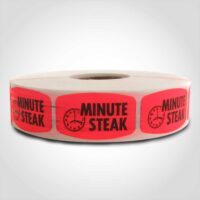 Minute Steak Label - 1 roll of 1000 (540070)