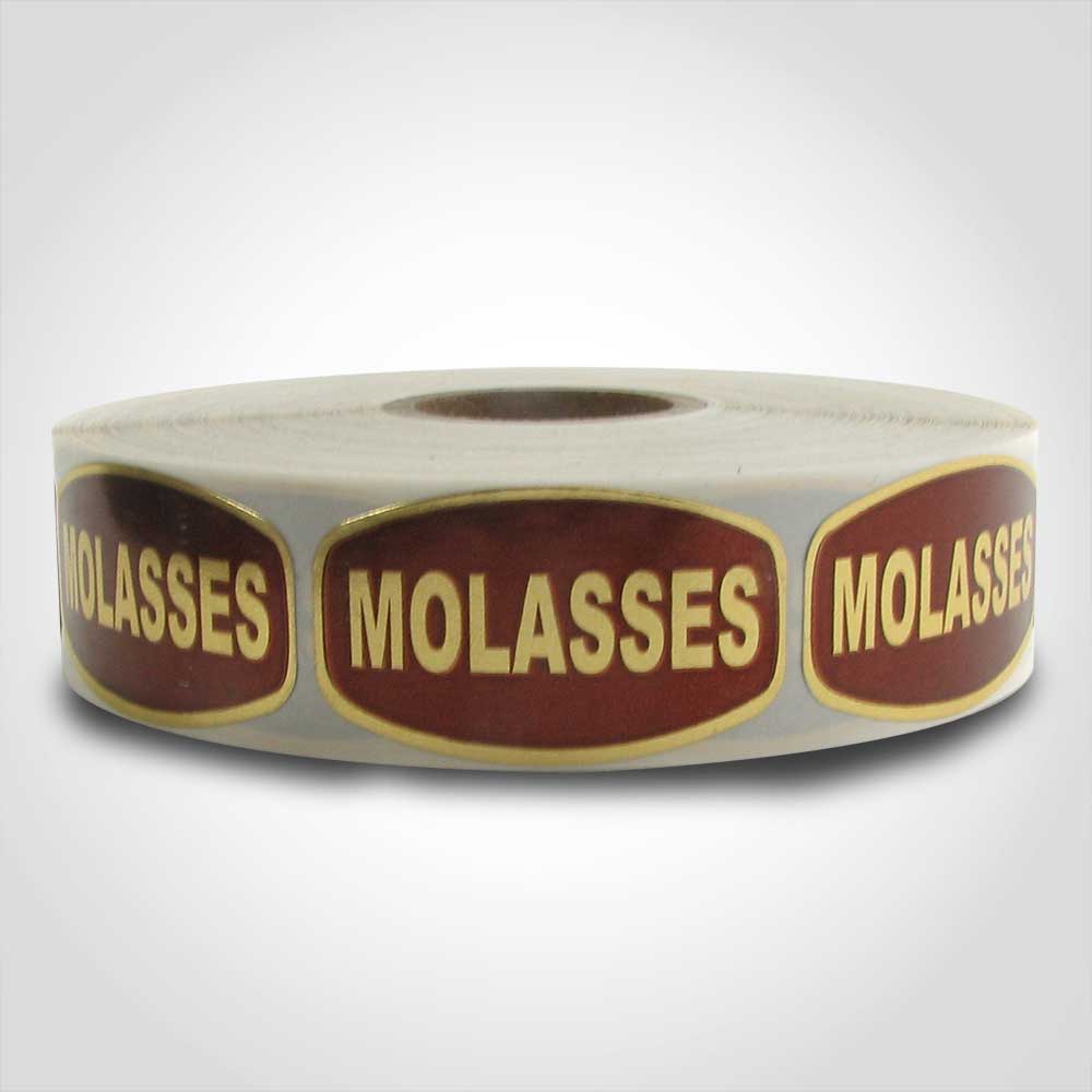 Molasses Label, Bakery Flavor Sticker 1000/roll