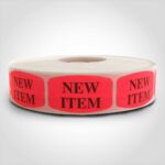 new item label sticker