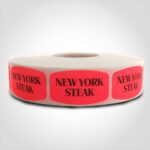 new york steak label butcher meat sticker