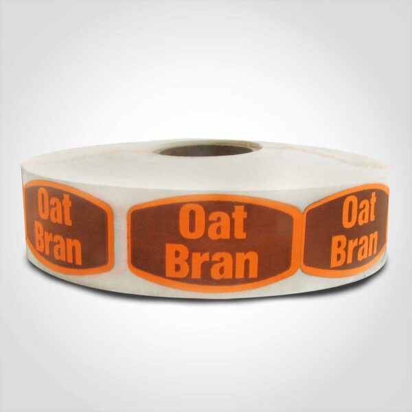 Oat Bran Flavor Label - 1 roll of 1000 (568057)