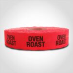 oven roast meat label sticker