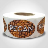Pecan Label - 1 roll of 500 (560070)