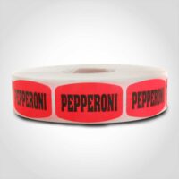Pepperoni Label - 1 roll of 1000 (520048)