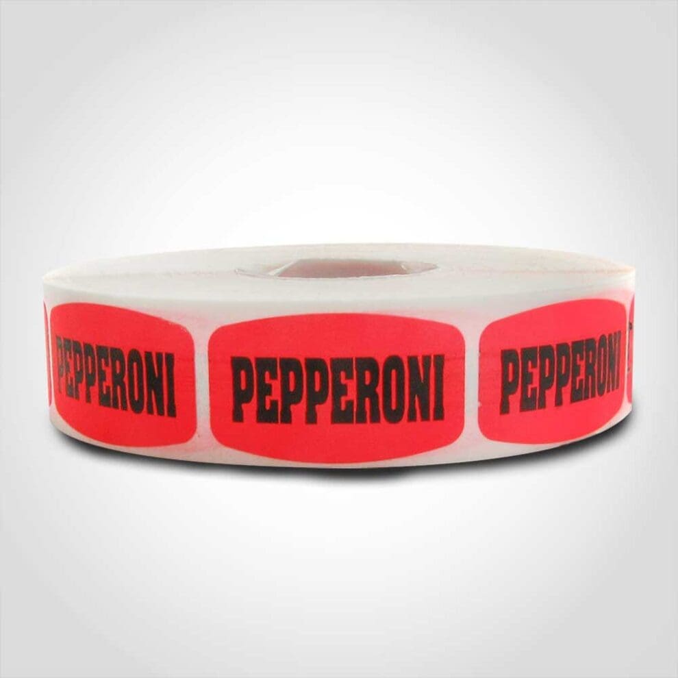 Printable Pepperoni Label