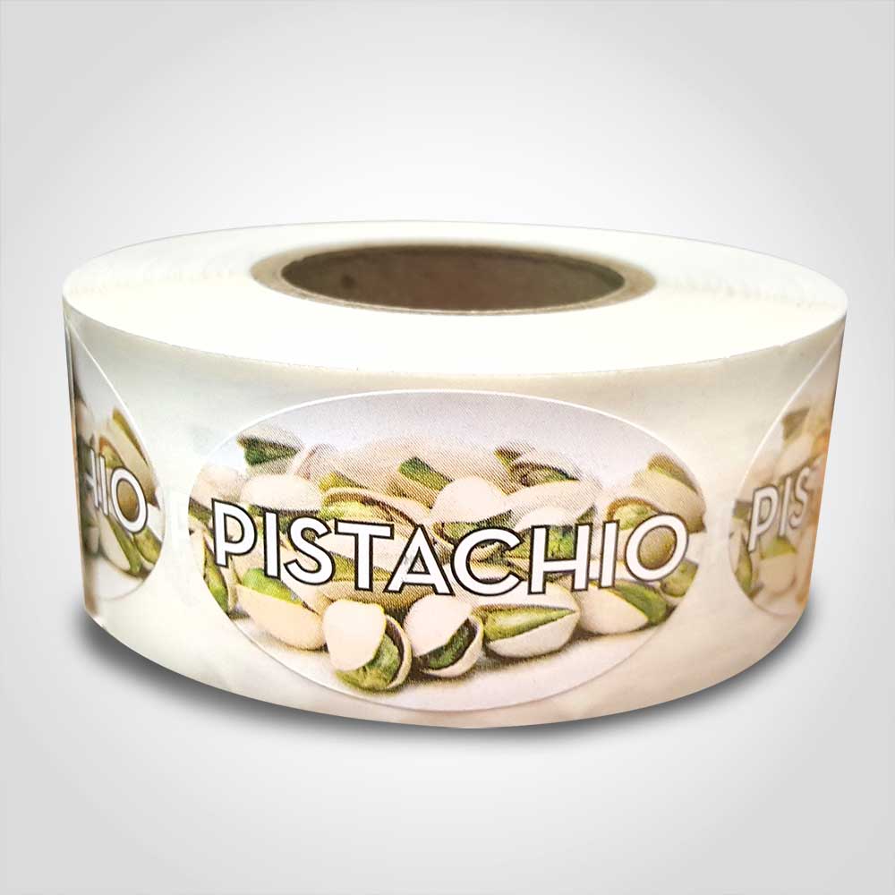 Pistachio Labels 500 Stickers
