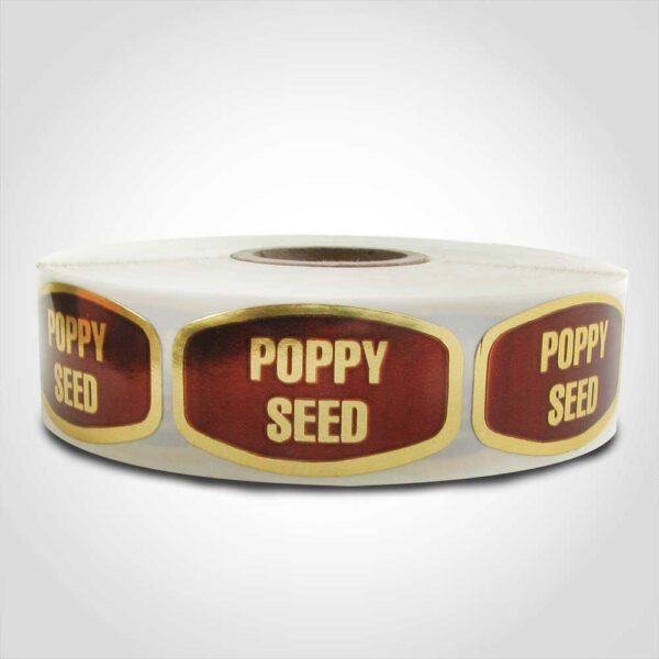Poppy Seed Label - 1 roll of 1000 (568066)