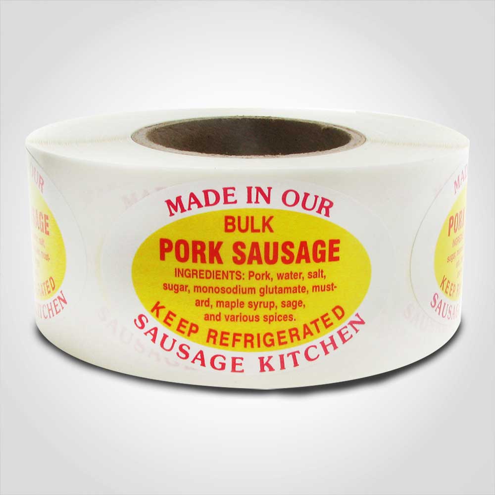 Bulk Pork Sausage Label - 1 roll of 500 (500144)