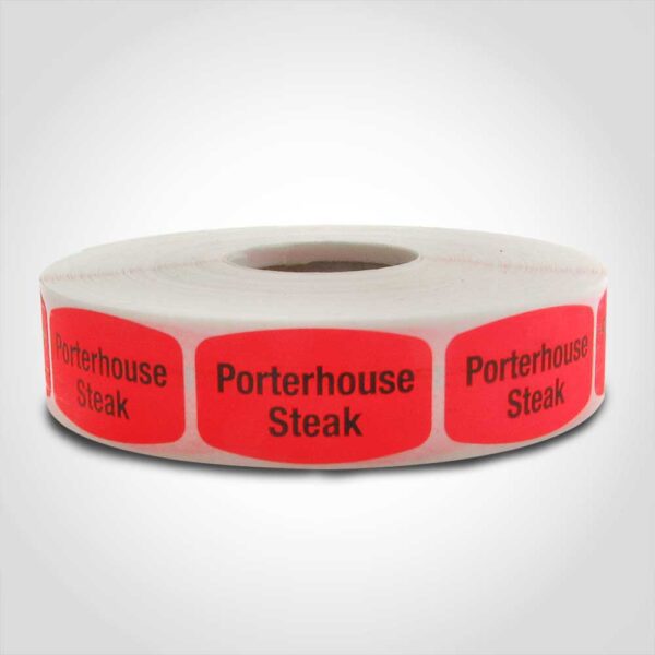 Porterhouse Steak Label - 1 roll of 1000 (540090)