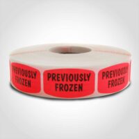 Previously Frozen Label - 1 roll of 1000 (510072)