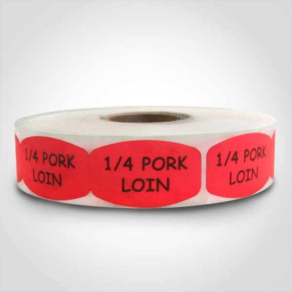 1/4 Pork Loin Label - 1 roll of 1000 (540311)