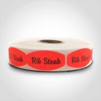 Rib Steak Label - 1 roll of 1000 (540095)