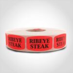 ribeye steak meat label sticker