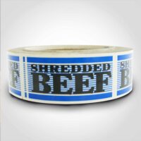 Shredded Beef Label - 1 roll of 500 (500169)