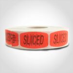 sliced meat label sticker