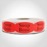 soup bone label butcher meat sticker