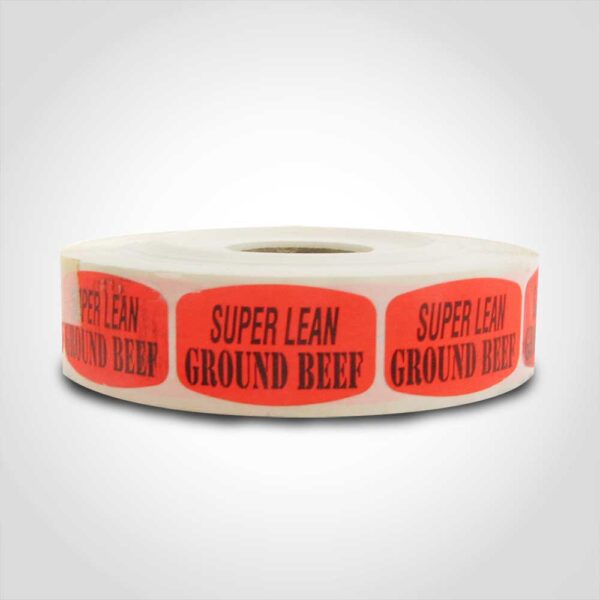 Super Lean Ground Beef Label - 1 roll of 1000 (540225)