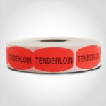 tenderloin label butcher meat sticker