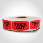 thick cut label butcher meat sticker