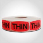 thin meat label sticker