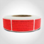 thin pizza cooking instructions label sticker