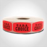 usda choice label butcher meat sticker