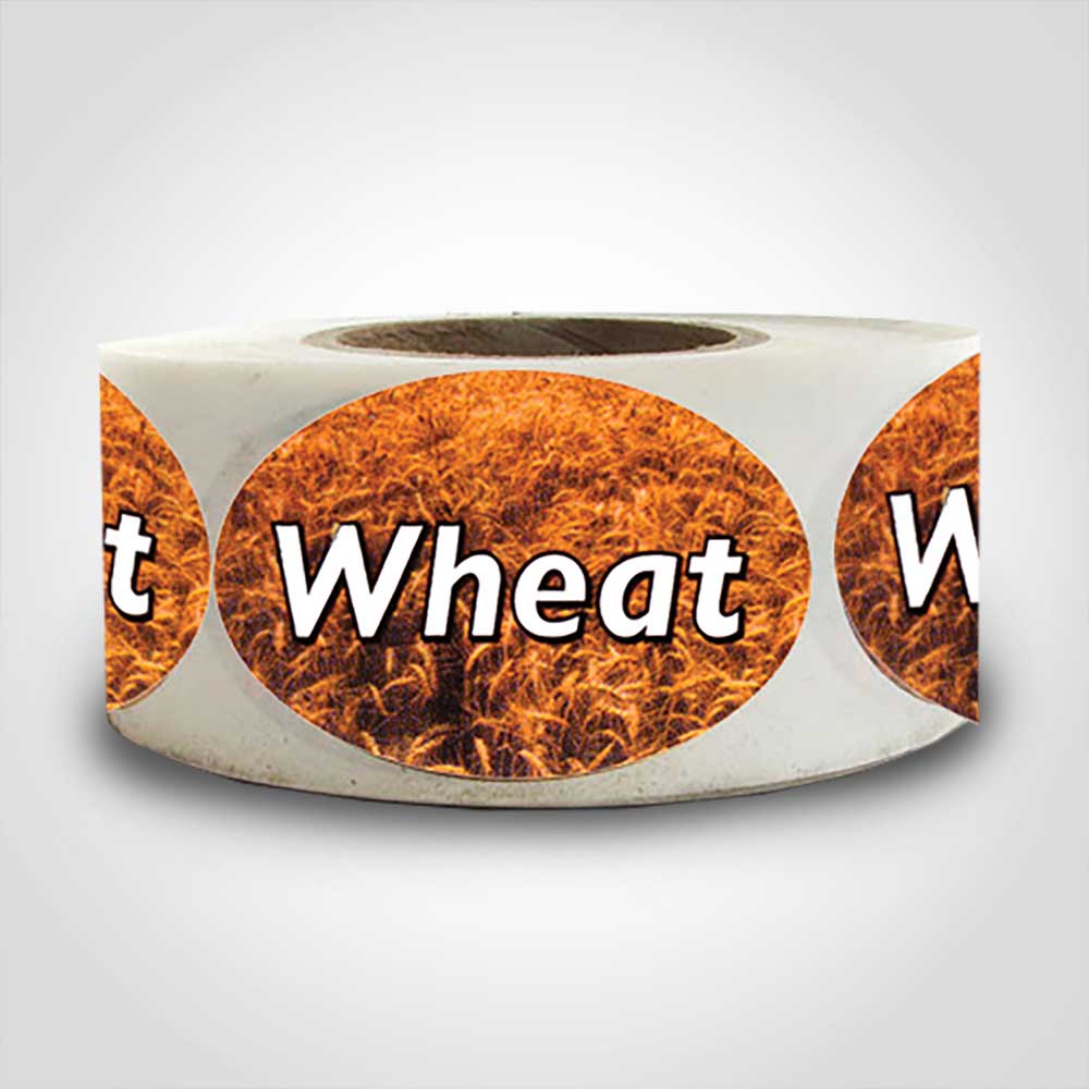 Wheat Bread Label, Bakery Bread Sticker 500/roll
