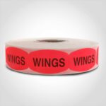 wings label sticker
