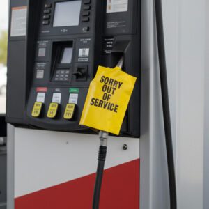 Out of Service Gas Nozzle Bags - 12/case