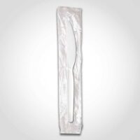 Clear Heavyweight Plastic Knives - Wrapped - 1000 PACK (180108)