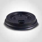 Black Hot Cup Lids 8oz
