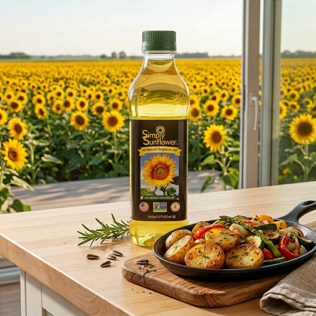 47433-Simply-Sunflower-16oz Simply Sunflower Cooking Oil 16 oz. in a case of 12 bottles