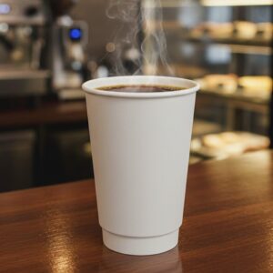 16oz Double Wall Paper Hot Cup White - 500/case