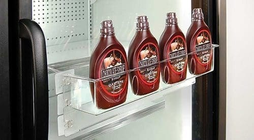 freezer door merchandising basket