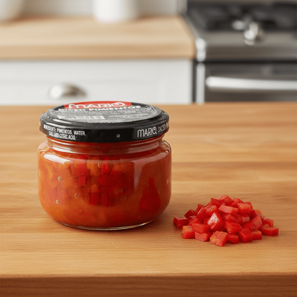 34867-Mario-Pimientos-Diced-4oz Mario Pimientos Diced 4oz case of 12