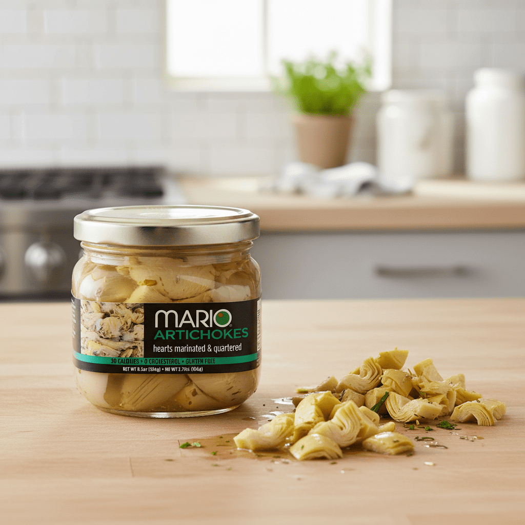 34879-Mario-Artichoke-Hearts-Marinated-6oz Mario Artichoke Hearts Marinated 6.5 oz case of 12