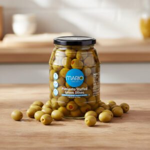Mario Stuffed Manzanillas Olives 21 oz. jar 6-PACK