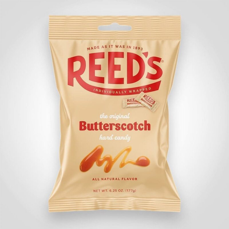 Reeds Butterscotch Hard Candy 6 Reeds Butterscotch Hard Candy 6.25oz - 12 PACK (45132)