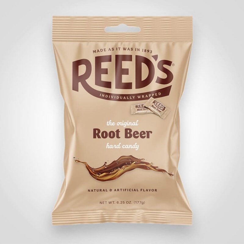 Reeds Root Beer Hard Candy 6 Reeds Root Beer Hard Candy 6.25oz - 12 PACK (45135)