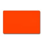Blank label rectangle red sticker