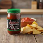 Mama Socorro’s Mild Salsa in a 16 ounce jar packed 12 per case