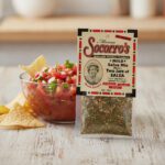 Mama Socorro's mild salsa Mix Packet in a 24 pack case