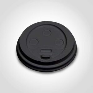 Black Hot Cup Lids - 12/16/20oz