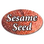 Sesame Seed Label, Bakery Bread Sticker - 500/roll