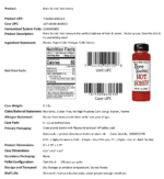 Bone Suckin Hot Honey 12 oz - 6/case