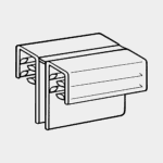 SuperGrip® Hinged Panel/Sign Holder - 100/case